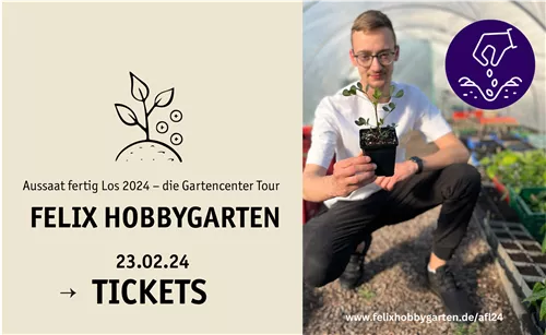 Felix Hobbygarten: Aussaat fertig Los 2024 – die Gartencenter Tour